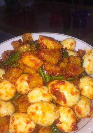 Foto resep Sambel kentang puyuh