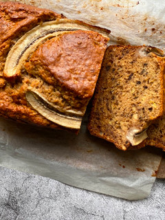 A picture of My delicious banana bread.