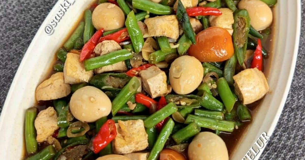Tumis Buncis Telur Puyuh Kecap