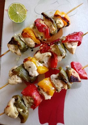Una foto de Brochett de Pollo al Horno