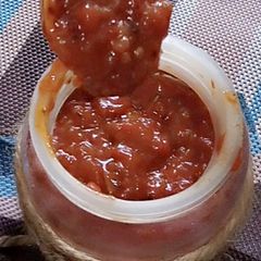 Pizza sauce A picture of Pizza sauce.