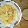Singkong Goreng Mekar dan Sambel