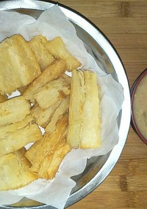 Foto resep Singkong Goreng Mekar dan Sambel