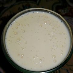 A picture of Banana milk shake.