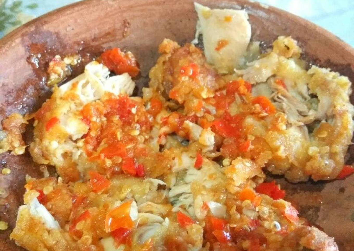 Resep Ayam Geprek Sambel Korek, Sempurna