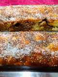 Budín de coco con corazón de dulce de leche