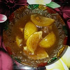 A picture of Khatta - mitha nimbu ka achar.