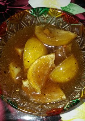A picture of Khatta - mitha nimbu ka achar.