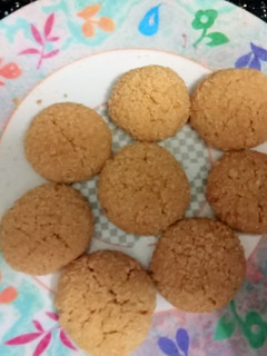 A picture of Coconut oats cookies.