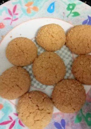 A picture of Coconut oats cookies.