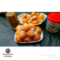 A picture of Coconut puff puff.