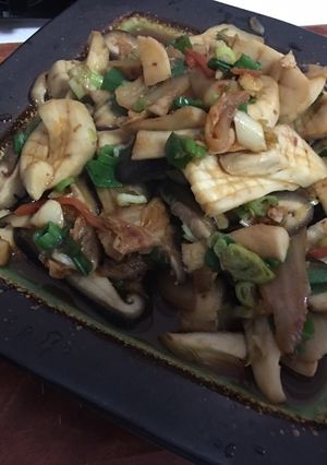 簡單做-泡菜綜合菇 的食譜成品照片