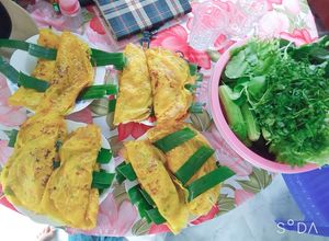 Hình của món Bánh Xèo miền Nam.