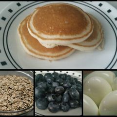 Five Ingredient Blender Pancakes A picture of Five Ingredient Blender Pancakes.