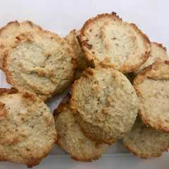 Una foto de Coquitos veganos c forma de cupcake