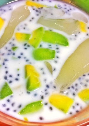 Foto resep Es Alpukat Selasih
