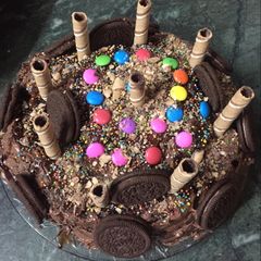 A picture of Chocolate sponge cake.