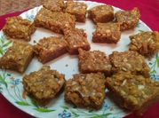 A picture of crushed dry coconut