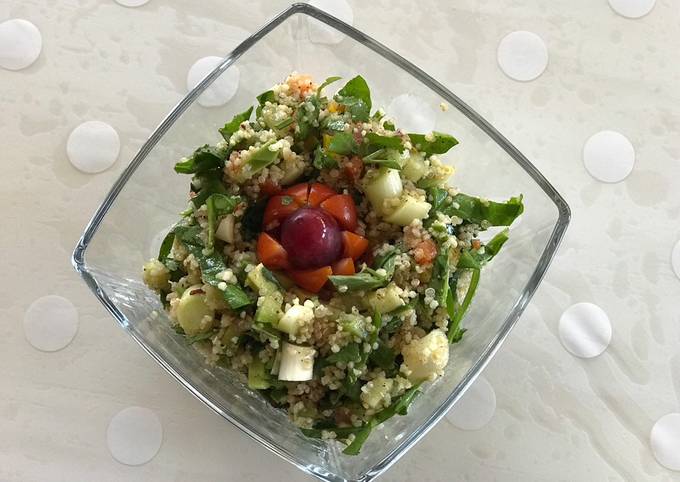 Quinoa and couscous salad