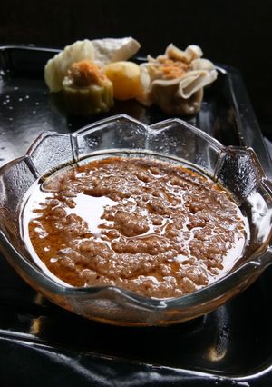 Foto resep Bumbu kacang SI OM AY😘 (SIOMAY)😊