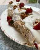 Torta helada de merengue