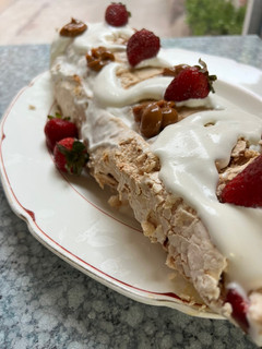 Una foto de Torta helada de merengue