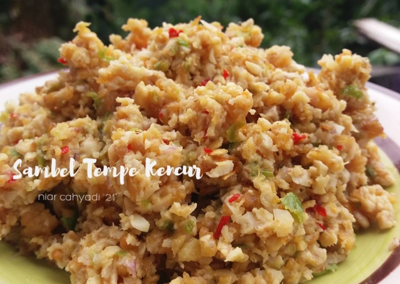 Sambel Tempe Kencur