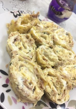 صورة لوصفة اومليت بالتونه 🍳