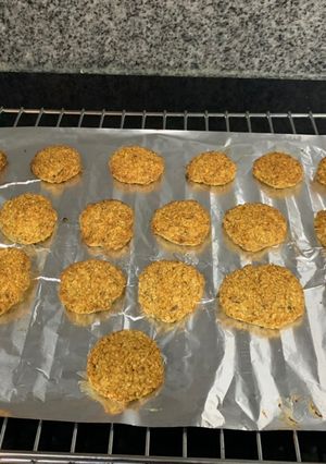 Una foto de Galletas de avena, coco y plátano
