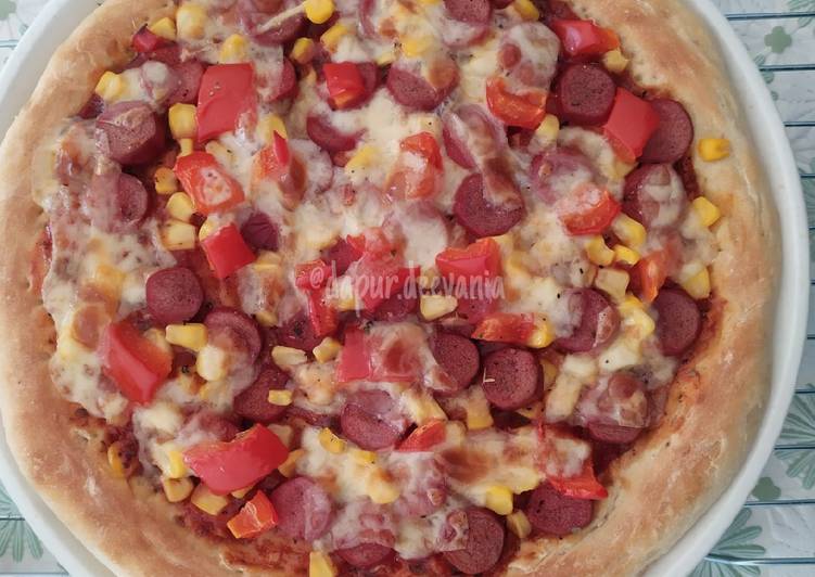 Resep 🌸 pizza hut versi rumah enak pol yang Enak