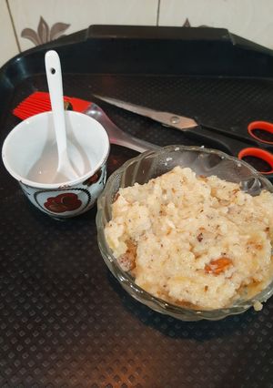 নারকেল-সুজির হালুয়া (narkel sujir halwa recipe in bengali) রেসিপির প্রধান ছবি