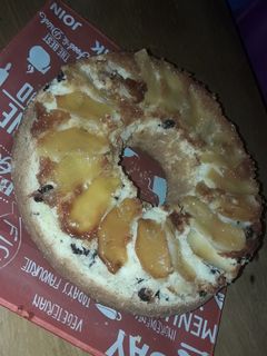 Una foto de Torta de manzanas invertida