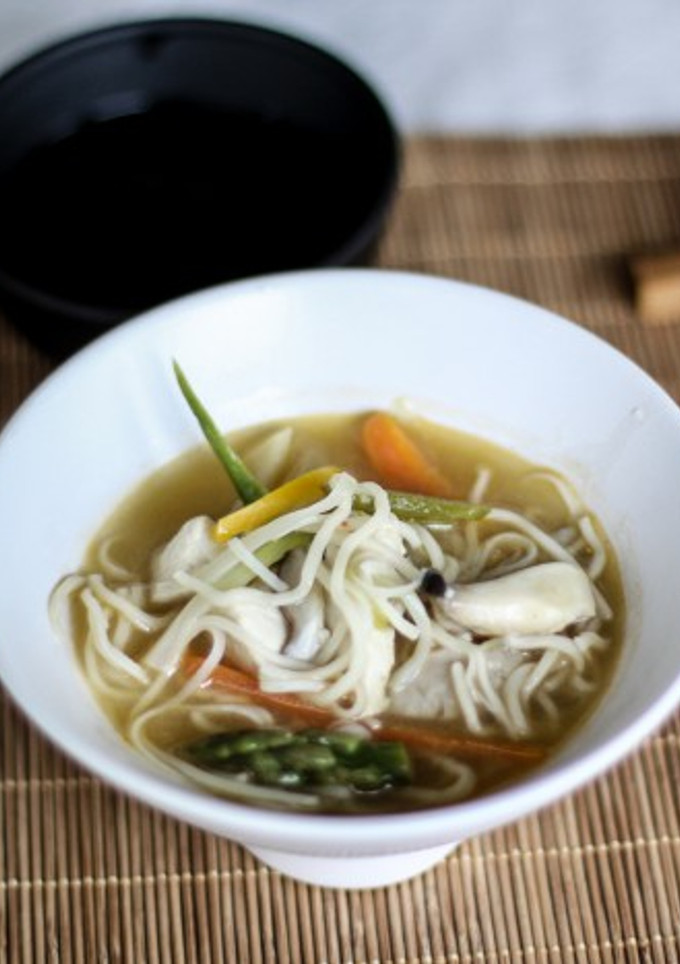 Una foto de Sopa china