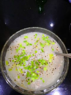 Hình của món Cháo thịt bằm.