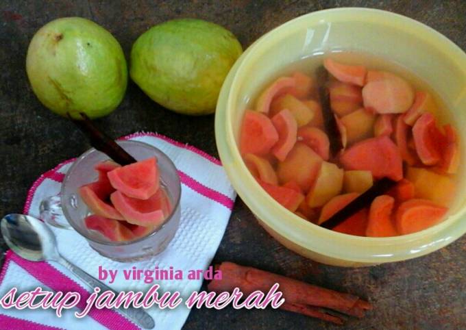 Resep Setup Jambu Merah 🍐 Oleh Virginia Arda Cookpad