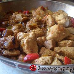 A picture of Pan-fried chicken.