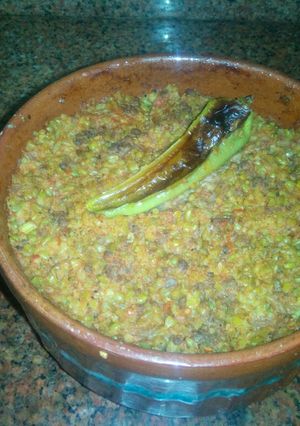صورة لوصفة طاجن الفريك باللحمه المفرومه