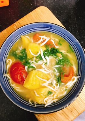 Hình của món Canh cá ngần nấu chua.