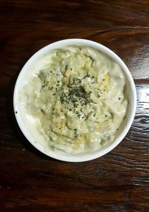 Una foto de Puré de palta con mayonesa vegana