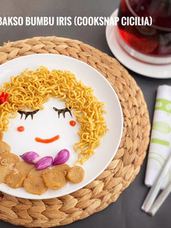 Foto resep Mie Goreng Bakso Bumbu Iris