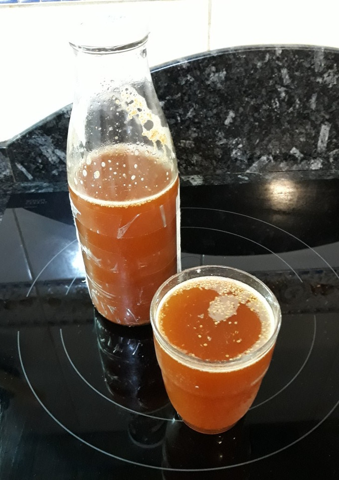 Una foto de Zumo de semillas de gochis con infusión de ginkgo y regaliz