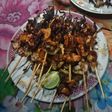 Sate seafood bakar