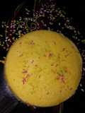 Vanilla butterscotch sponge cake
