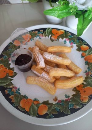 Foto resep Churros Saus Coklat