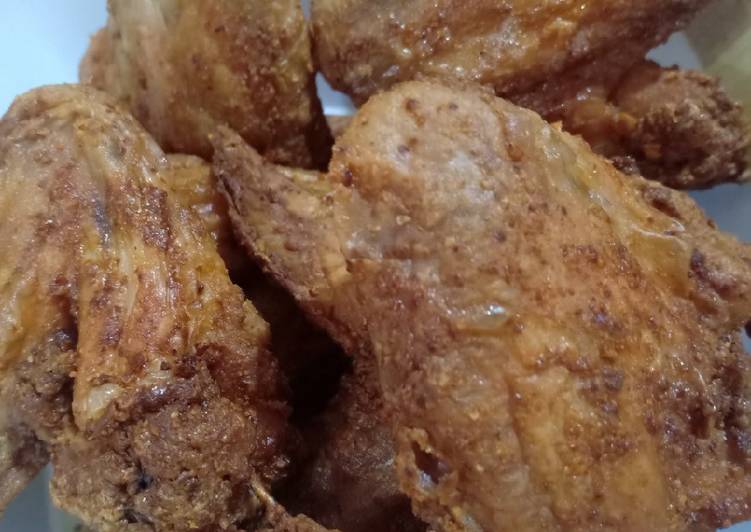 Resep Crispy BBQ Chicken Wing #Keto 😍 yang Menggugah Selera