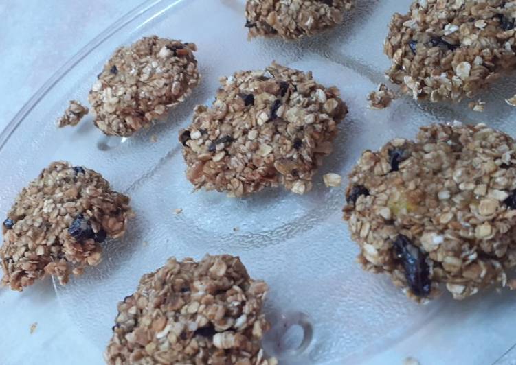 Step-by-Step Guide to Make Favorite Galletas de avena al microondas 🍪