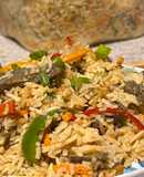 Steak fajita rice bowls