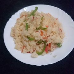 Stirred rice A picture of Stirred rice.