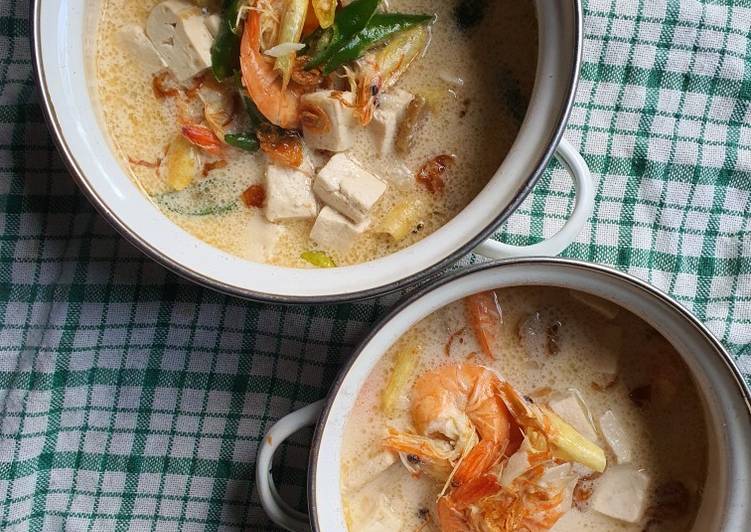 Udang Tahu Kuah Santan