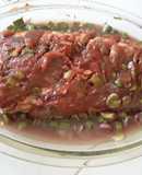 Carne de rez al vino
